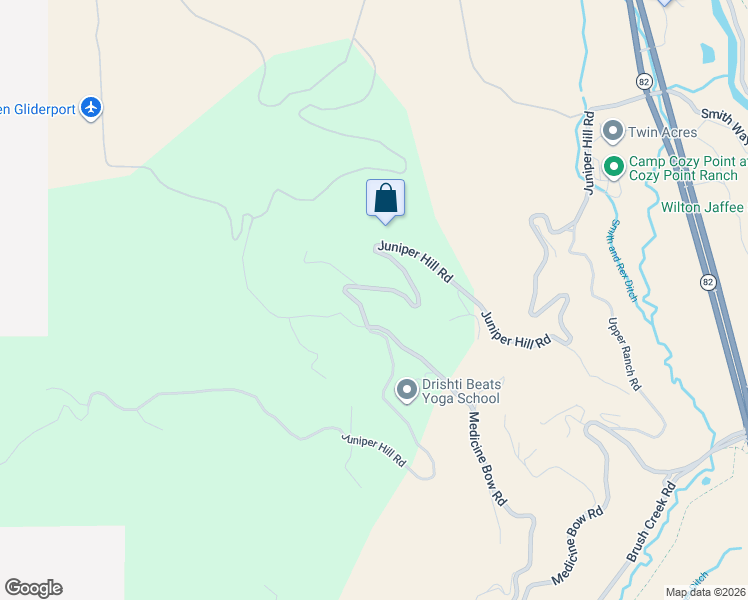 map of restaurants, bars, coffee shops, grocery stores, and more near 1401 Medicine Bow Road in Aspen