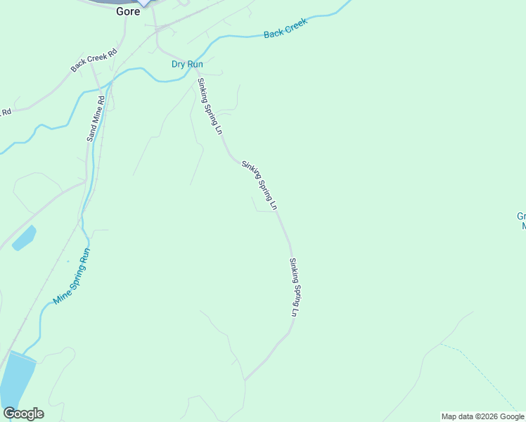 map of restaurants, bars, coffee shops, grocery stores, and more near 400 Sinking Spring Lane in Gore