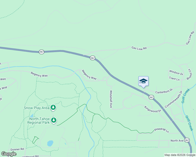 map of restaurants, bars, coffee shops, grocery stores, and more near 1300 Regency Way in Tahoe Vista