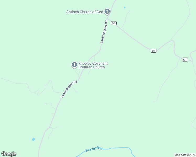 map of restaurants, bars, coffee shops, grocery stores, and more near 91 La Baer Lane in New Creek