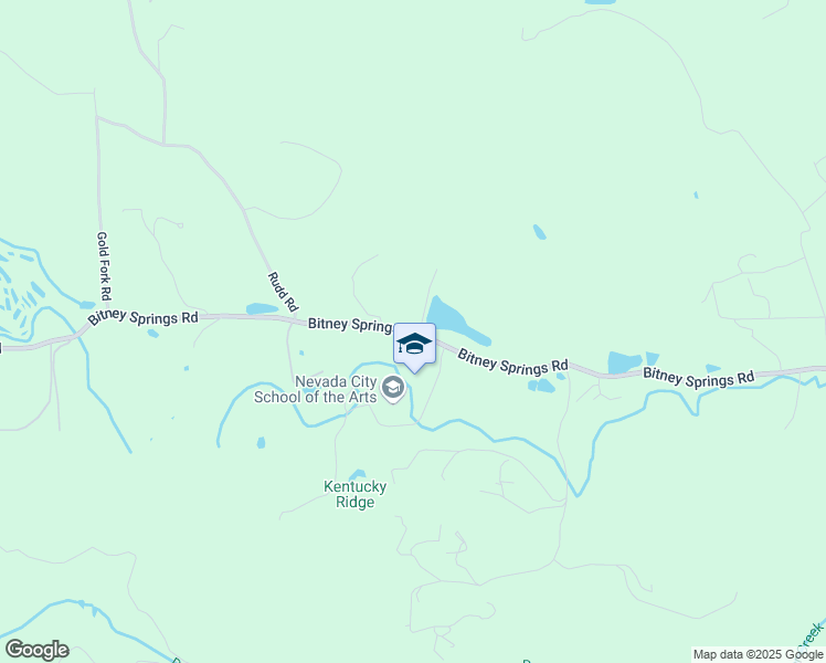 map of restaurants, bars, coffee shops, grocery stores, and more near 13026 Bitney Springs Road in Nevada City