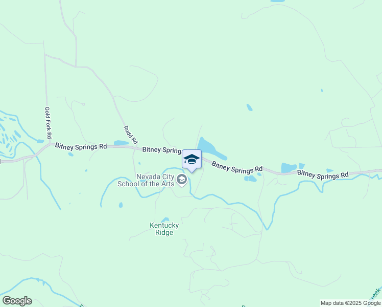 map of restaurants, bars, coffee shops, grocery stores, and more near 13026 Bitney Springs Road in Nevada City