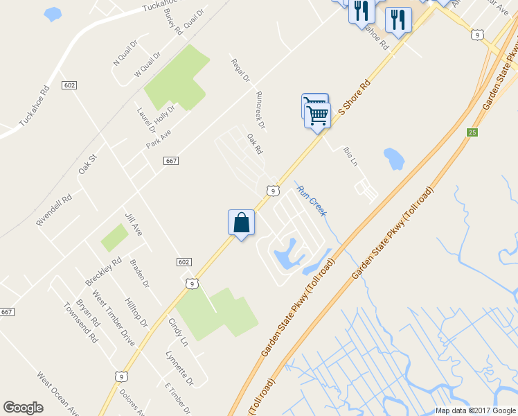 map of restaurants, bars, coffee shops, grocery stores, and more near 435 South Shore Road in Marmora