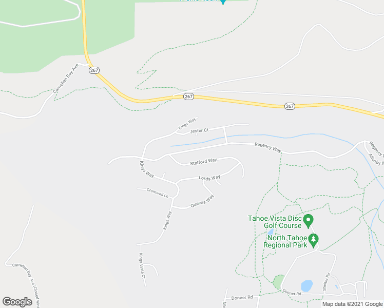 map of restaurants, bars, coffee shops, grocery stores, and more near 1143 Regency Way in Tahoe Vista