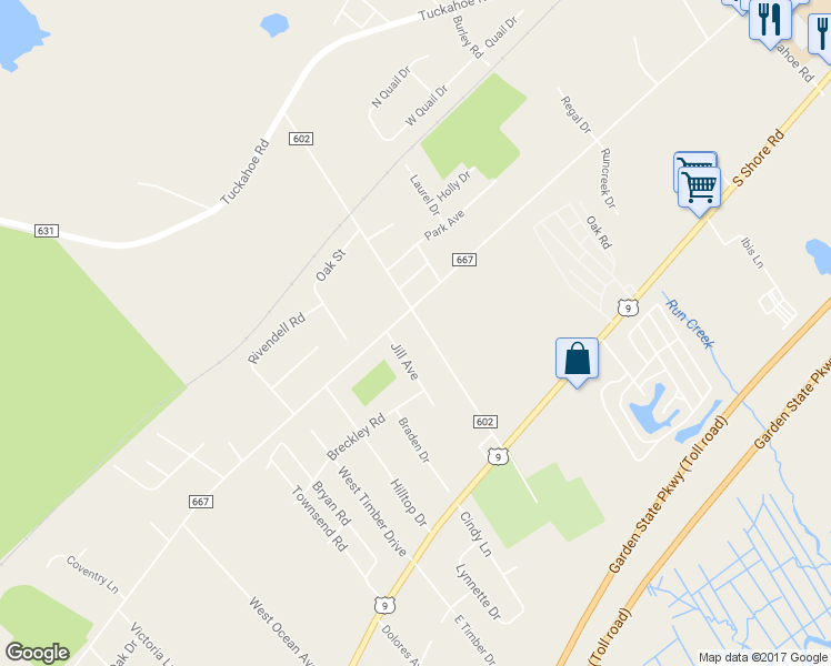 map of restaurants, bars, coffee shops, grocery stores, and more near 46 Church Road in Marmora