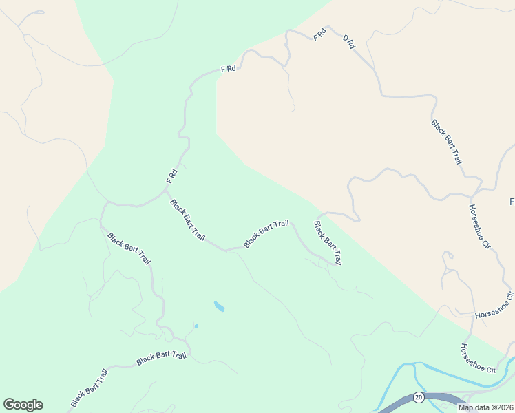 map of restaurants, bars, coffee shops, grocery stores, and more near 8500 Black Bart Trail in Redwood Valley