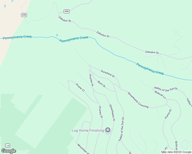 map of restaurants, bars, coffee shops, grocery stores, and more near 255 Bum Drive in Fairplay