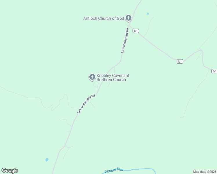 map of restaurants, bars, coffee shops, grocery stores, and more near 91 La Baer Lane in New Creek