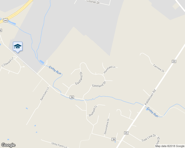 map of restaurants, bars, coffee shops, grocery stores, and more near 690 Eastland Drive in Charles Town