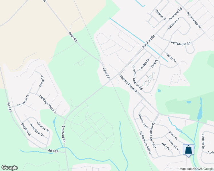 map of restaurants, bars, coffee shops, grocery stores, and more near 3070 Brenford Road in Smyrna