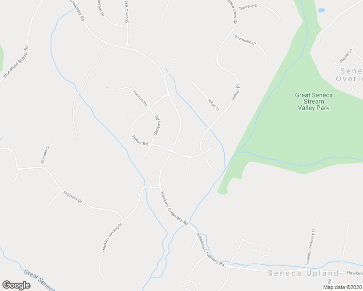 map of restaurants, bars, coffee shops, grocery stores, and more near 8261 Hawkins Creamery Road in Gaithersburg