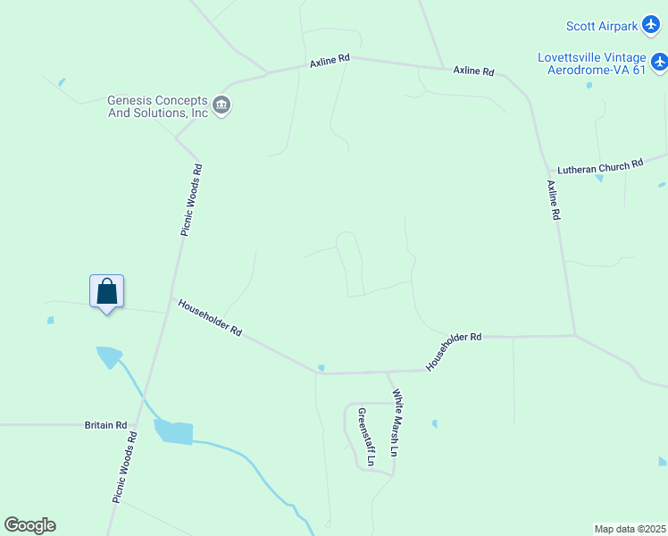 map of restaurants, bars, coffee shops, grocery stores, and more near 12983 Volksmarch Circle in Lovettsville