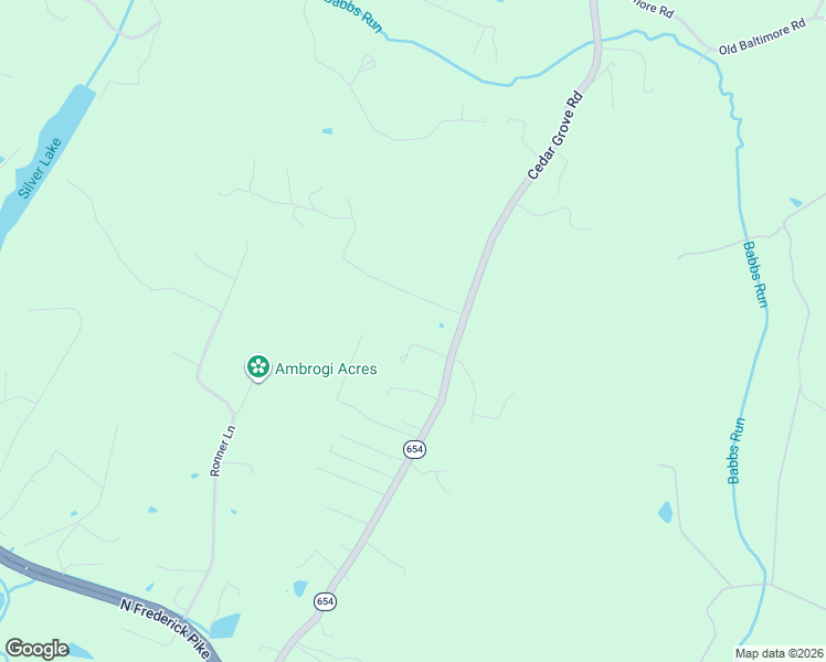 map of restaurants, bars, coffee shops, grocery stores, and more near 545 Cedar Grove Road in Winchester