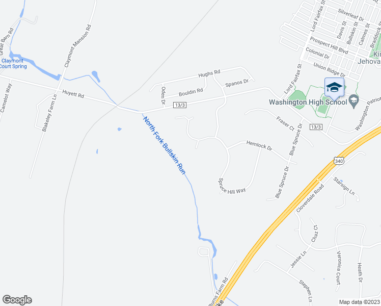 map of restaurants, bars, coffee shops, grocery stores, and more near 46 Norway Court in Charles Town