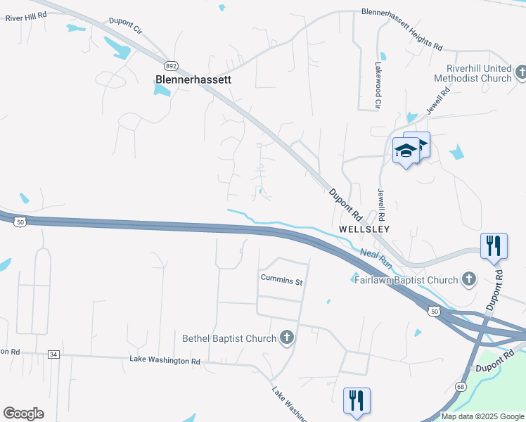 map of restaurants, bars, coffee shops, grocery stores, and more near 240 Ivan Street in Washington