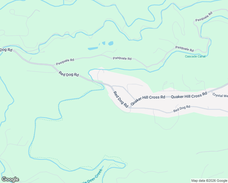 map of restaurants, bars, coffee shops, grocery stores, and more near 12609 Red Dog Road in Nevada City