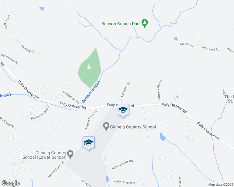 map of restaurants, bars, coffee shops, grocery stores, and more near 12707 Maryvale Court in Ellicott City