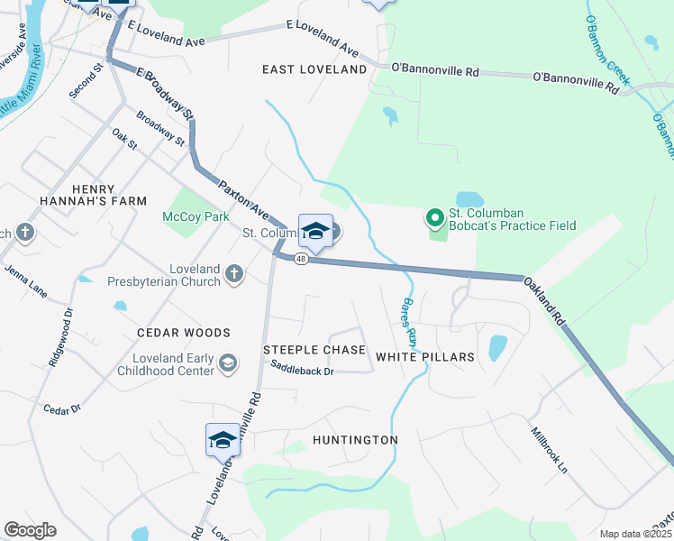 map of restaurants, bars, coffee shops, grocery stores, and more near 909 Oakland Road in Loveland