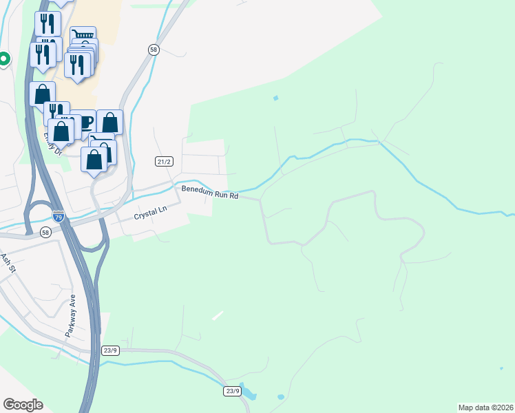 map of restaurants, bars, coffee shops, grocery stores, and more near 52 Normandy Estates in Bridgeport