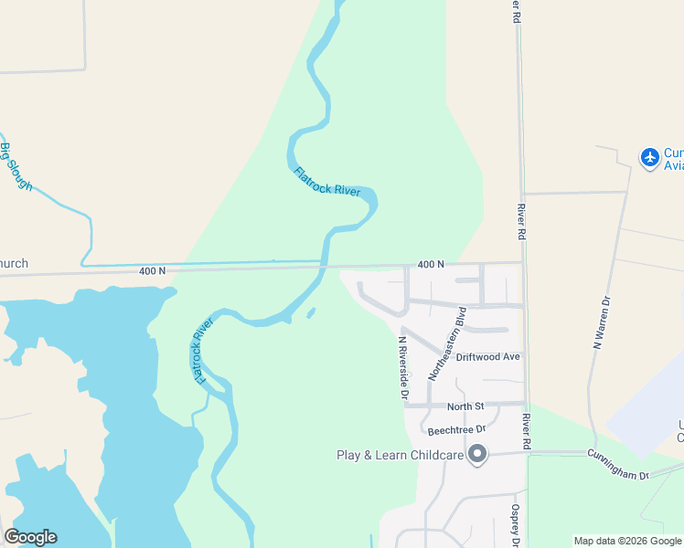 map of restaurants, bars, coffee shops, grocery stores, and more near 477 400 North in Columbus