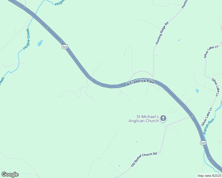 map of restaurants, bars, coffee shops, grocery stores, and more near 3953 North Frederick Pike in Winchester