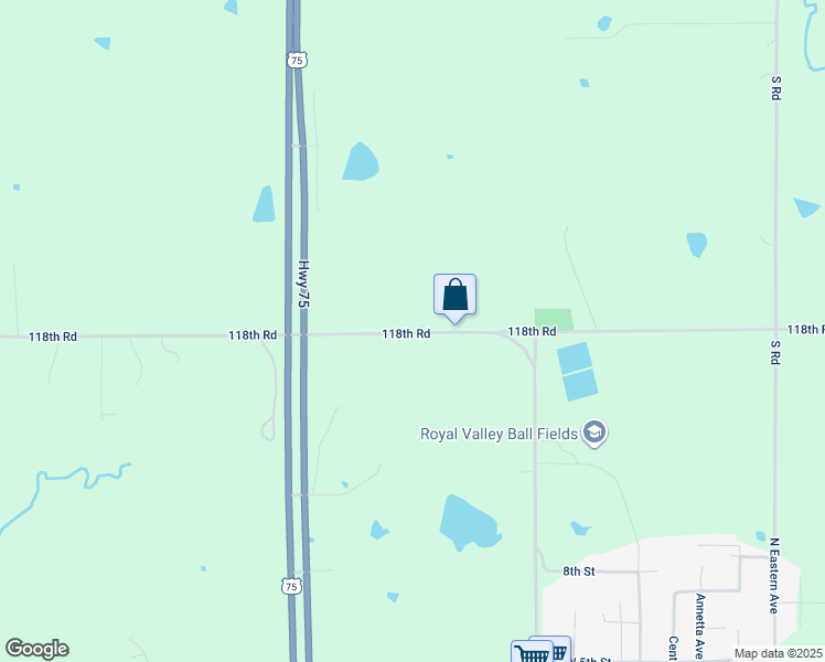 map of restaurants, bars, coffee shops, grocery stores, and more near 13805 118th Road in Hoyt