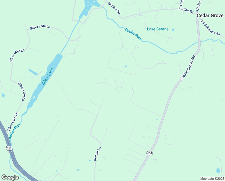map of restaurants, bars, coffee shops, grocery stores, and more near 373 Chickadee Lane in Winchester