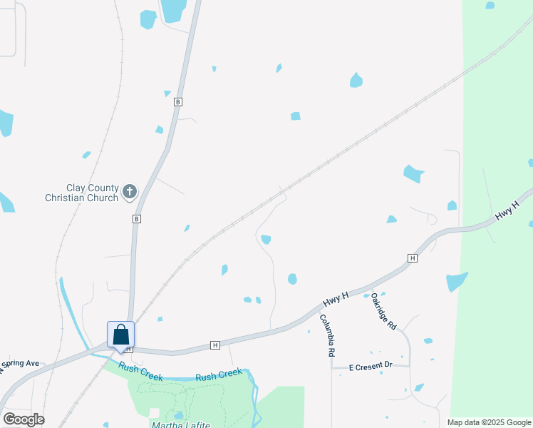 map of restaurants, bars, coffee shops, grocery stores, and more near 1700 State Highway H in Liberty