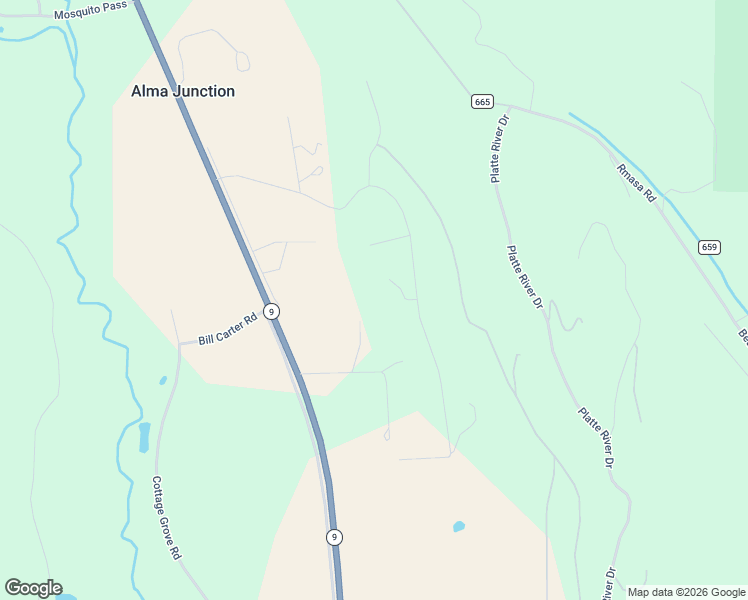 map of restaurants, bars, coffee shops, grocery stores, and more near 134 Prospect Drive in Alma