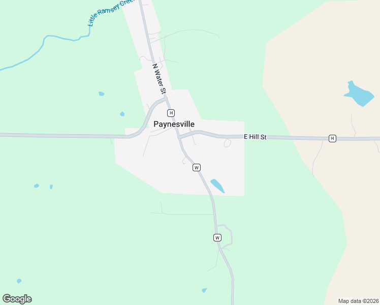 map of restaurants, bars, coffee shops, grocery stores, and more near 119 South Main in Paynesville