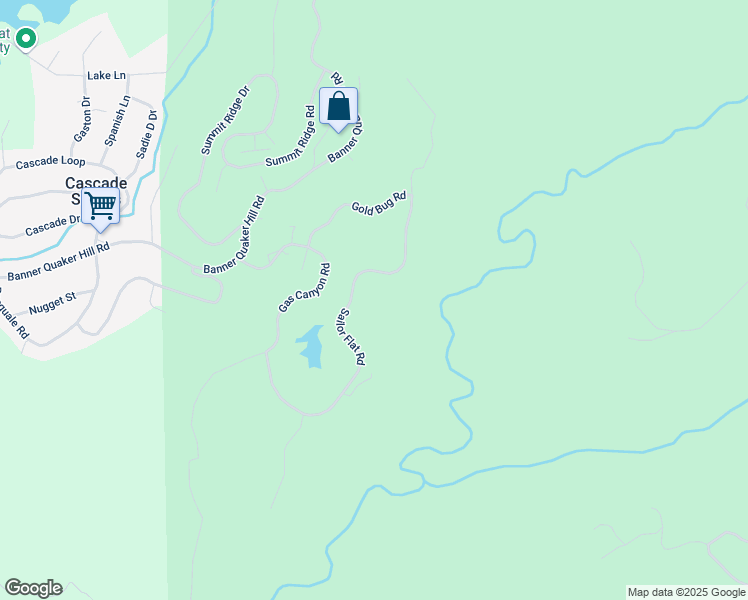 map of restaurants, bars, coffee shops, grocery stores, and more near 13119 Sailor Flat Road in Nevada City