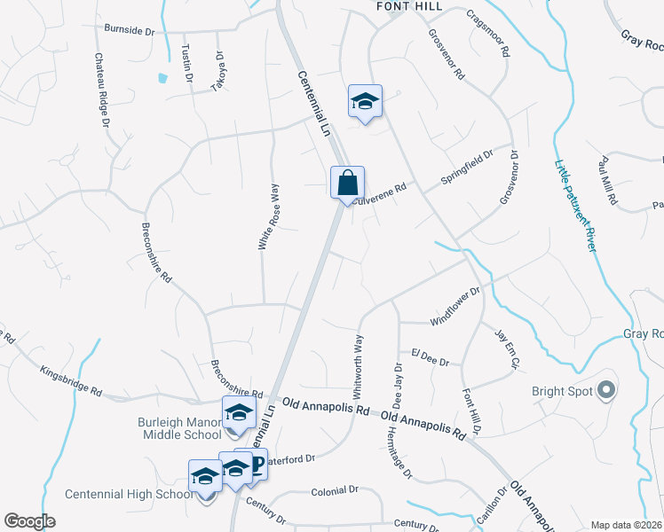 map of restaurants, bars, coffee shops, grocery stores, and more near 3964 Newcastle Court in Ellicott City
