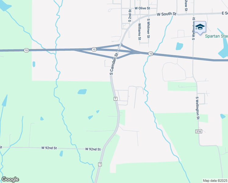 map of restaurants, bars, coffee shops, grocery stores, and more near 1010 South Camden Street in Richmond