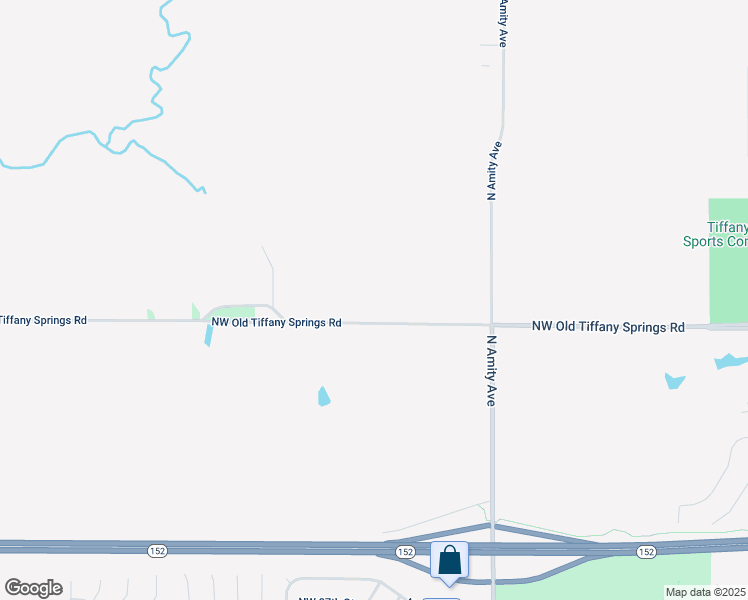 map of restaurants, bars, coffee shops, grocery stores, and more near 9600 Northwest Old Tiffany Springs Road in Kansas City