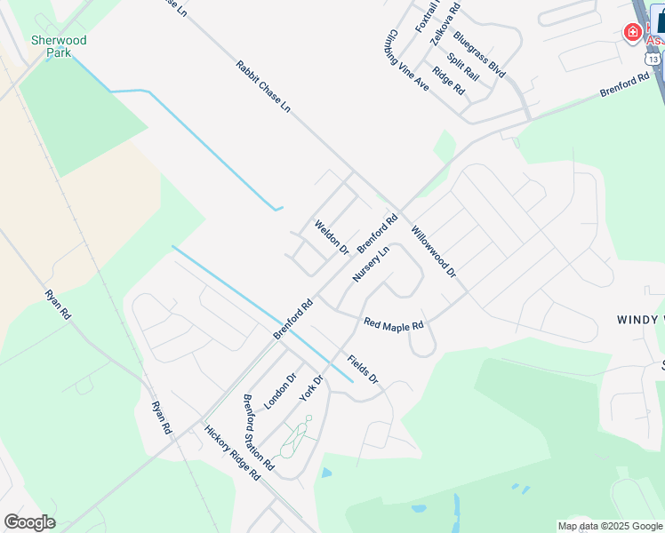 map of restaurants, bars, coffee shops, grocery stores, and more near 13 Montclair Drive in Smyrna