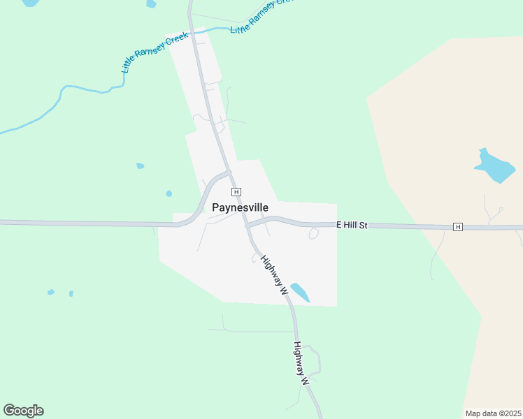 map of restaurants, bars, coffee shops, grocery stores, and more near Main Street in Paynesville