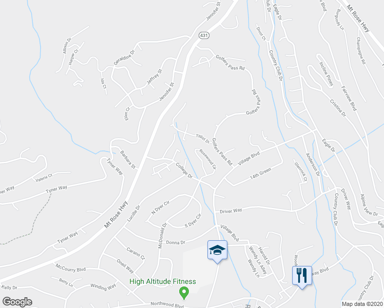 map of restaurants, bars, coffee shops, grocery stores, and more near 741 Pinion Pine Way in Incline Village