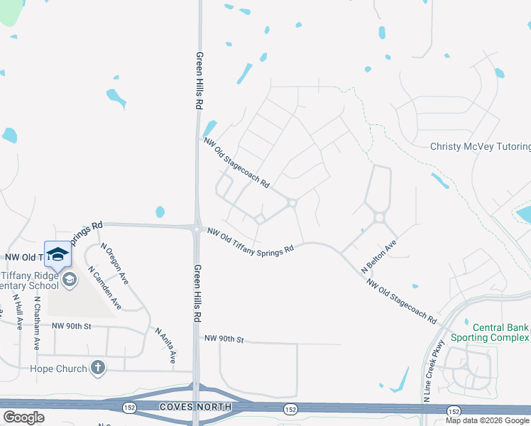 map of restaurants, bars, coffee shops, grocery stores, and more near 3809 Northwest Old Stagecoach Road in Kansas City