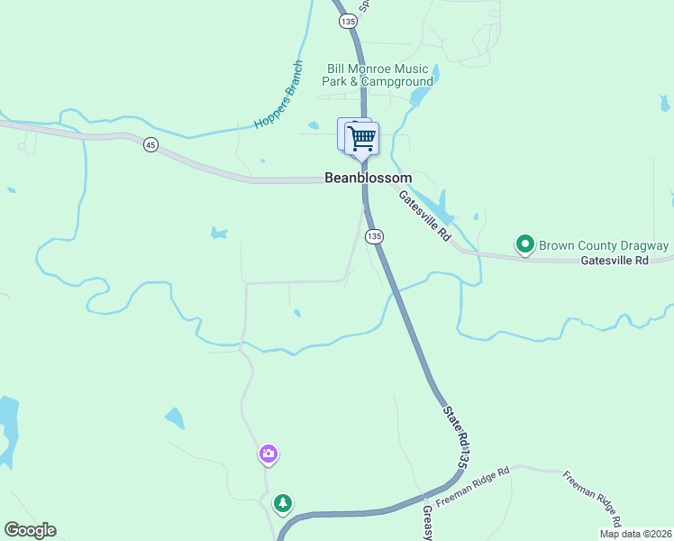 map of restaurants, bars, coffee shops, grocery stores, and more near 4756 Covered Bridge Road in Nashville