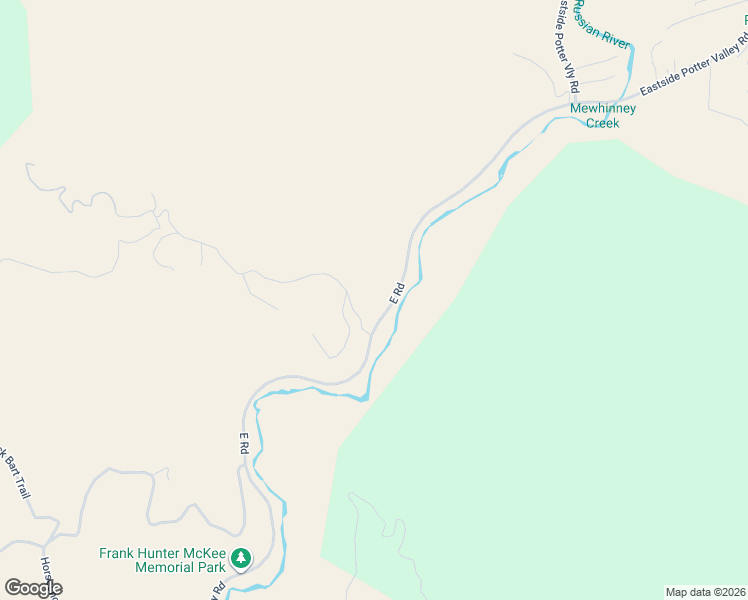 map of restaurants, bars, coffee shops, grocery stores, and more near 7506 Potter Valley Road in Ukiah