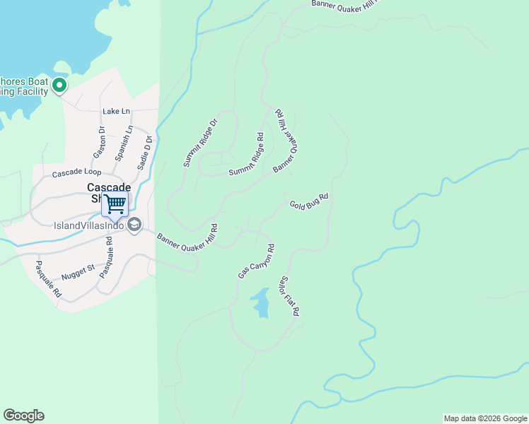 map of restaurants, bars, coffee shops, grocery stores, and more near 16228 Gold Bug Road in Nevada City