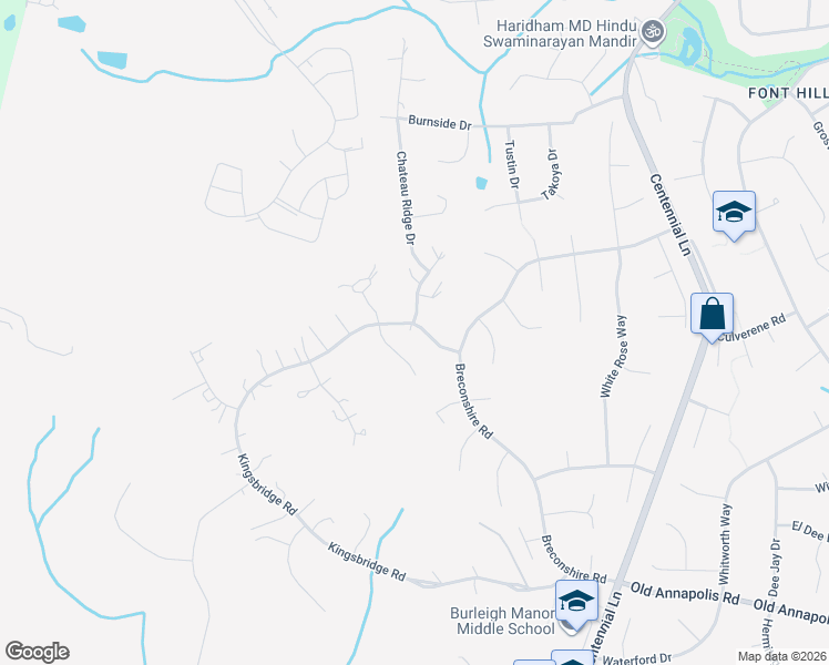 map of restaurants, bars, coffee shops, grocery stores, and more near 10325 Kingsbridge Road in Ellicott City