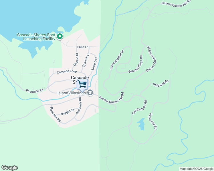 map of restaurants, bars, coffee shops, grocery stores, and more near 13324 Summit Ridge Drive in Nevada City