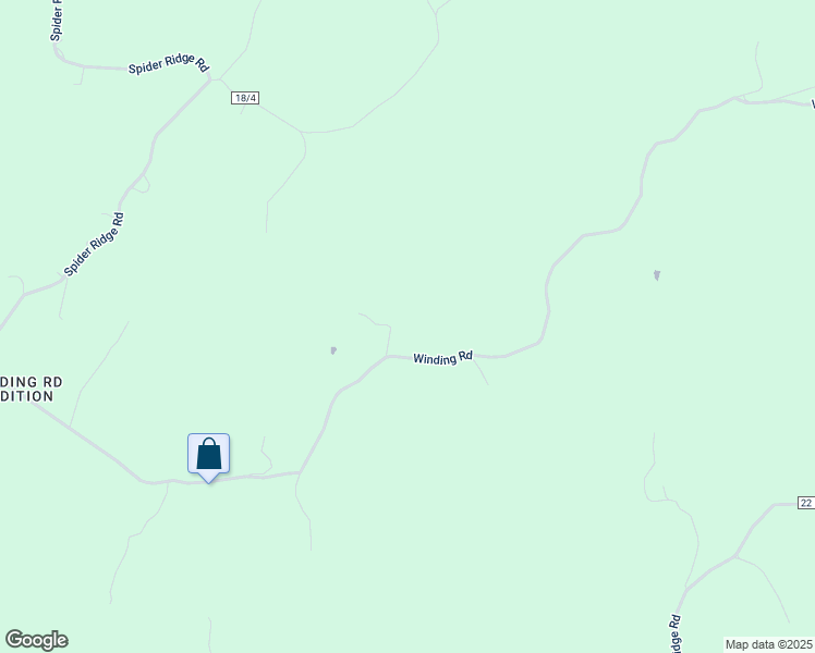 map of restaurants, bars, coffee shops, grocery stores, and more near 2515 Winding Road in Parkersburg