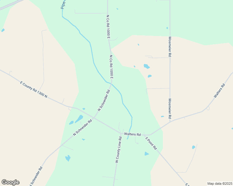 map of restaurants, bars, coffee shops, grocery stores, and more near 13121 North Co Road 1000 East in Sunman