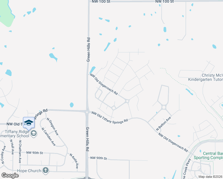 map of restaurants, bars, coffee shops, grocery stores, and more near 9437 North Adrian Avenue in Kansas City