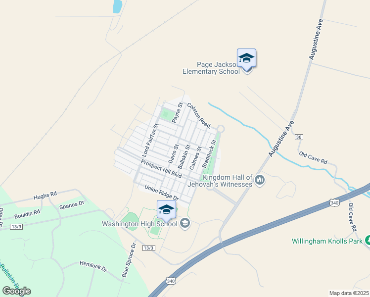 map of restaurants, bars, coffee shops, grocery stores, and more near 151 Burnlea Road in Charles Town