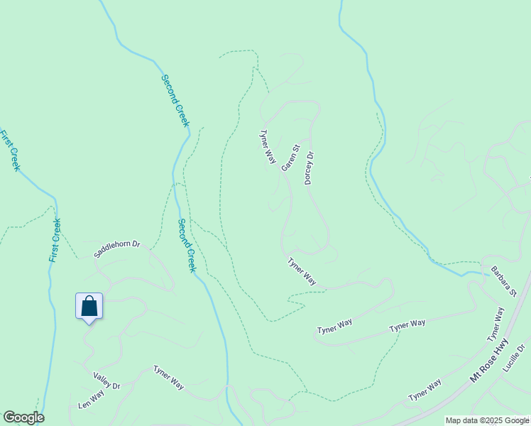 map of restaurants, bars, coffee shops, grocery stores, and more near 600 Dorothy Court in Incline Village