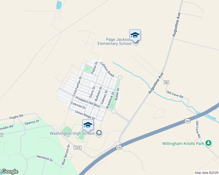 map of restaurants, bars, coffee shops, grocery stores, and more near 91 Calmes Street in Charles Town