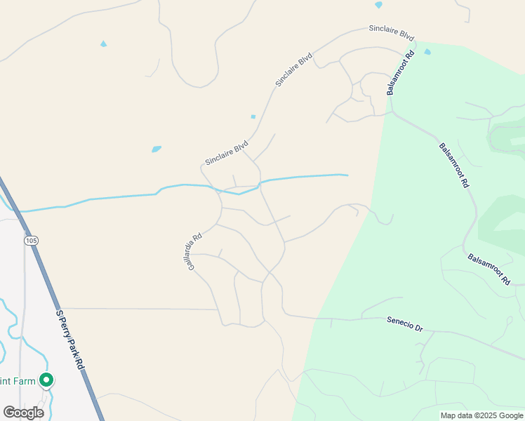 map of restaurants, bars, coffee shops, grocery stores, and more near 6675 Sable Road in Larkspur